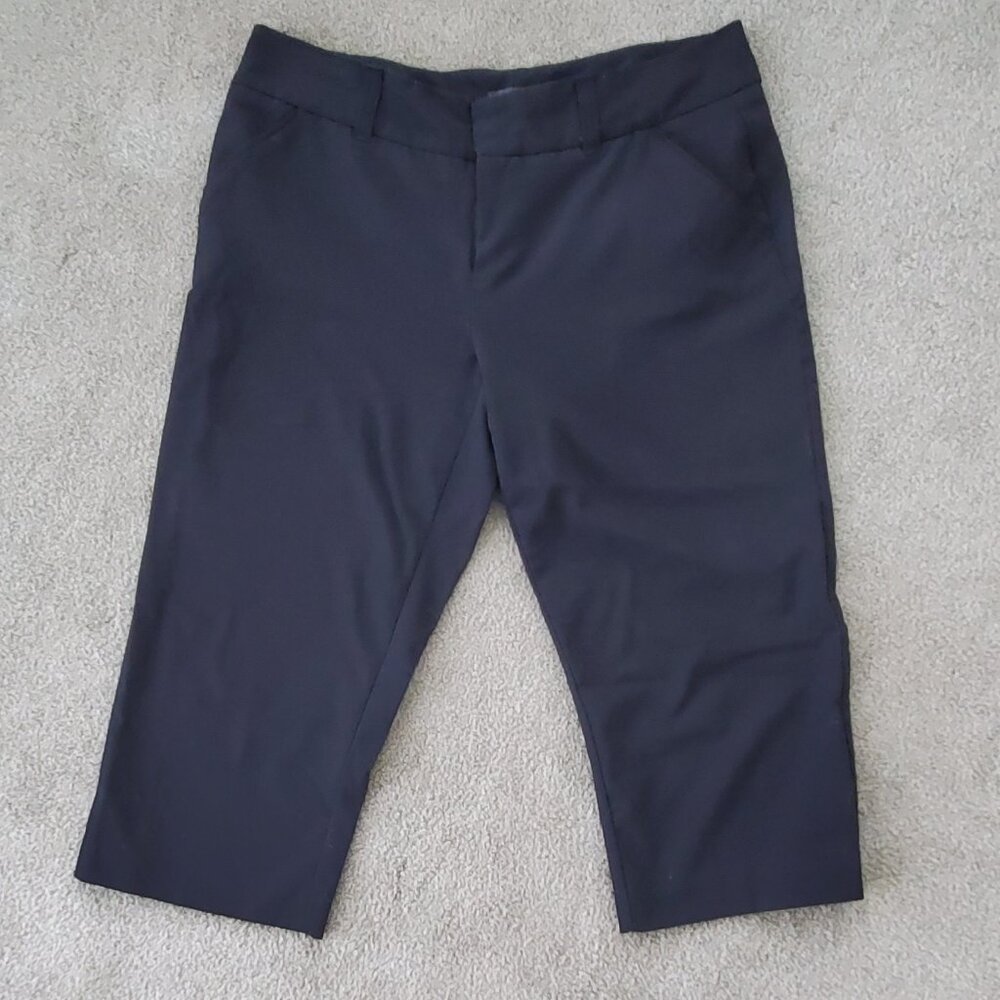 Women's Black Cropped Dress Pants